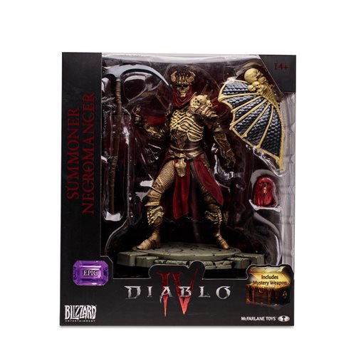 Diablo IV Wave 1 Summoner Necromancer Epic 1:12 Scale Posed Figure