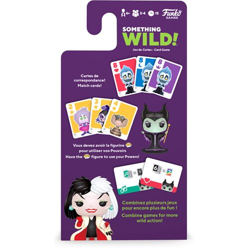 Disney Villains Something Wild Pop! Card Game - English / French Edition