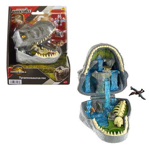 Jurassic World Micro Adventures Tyrannosaurus Rex Compact Playset
