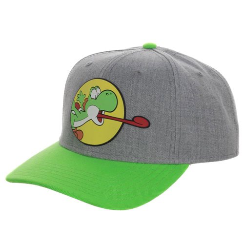Super Mario Bros. Yoshi Pre-Curved Snapback Hat
