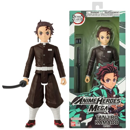 Demon Slayer: Kimetsu no Yaiba Anime Heroes MEGA Tanjiro Kamado 12-Inch Action Figure