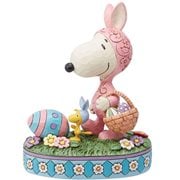 Peanuts Snoopy and Woodstock Easter by Jim Shore Statue