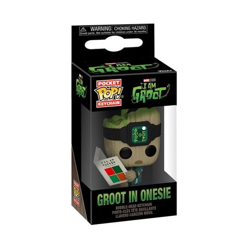 I Am Groot PJs with Book Pocket Pop! Key Chain