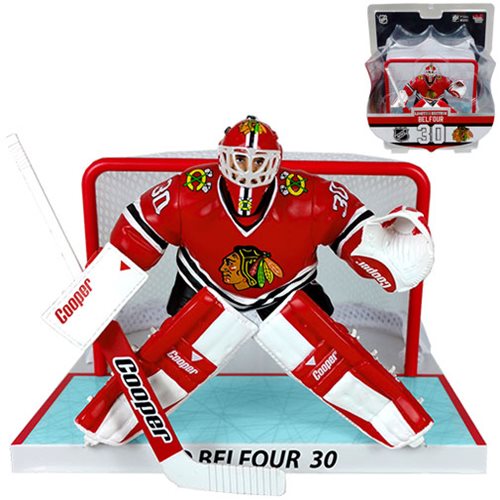 NHL Chicago Blackhawks Ed Belfour 6-Inch Action Figure with Net