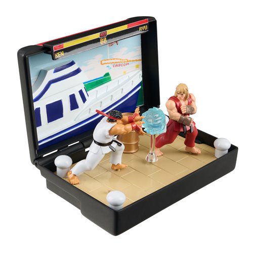 Console Heroes Sega Genesis Street Fighter II Cartridge Diorama Playset