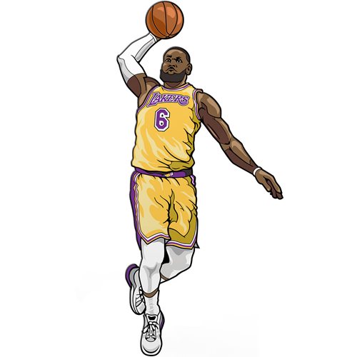 NBA Los Angeles Lakers LeBron James FiGPiN Classic 3-Inch Enamel Pin