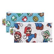 Nintendo Super Mario Power Up Small Reusable Snack Bag 2-Pack