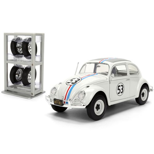 Hollywood Rides Disney The Love Bug Herbie Volkswagen Beetle 1:24 Scale Die-Cast Metal Vehicle