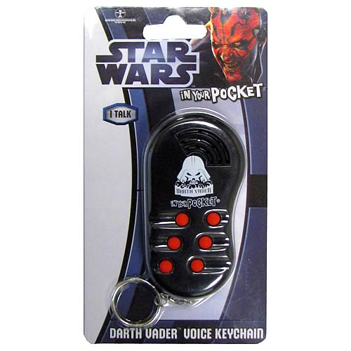 Star Wars Darth Vader In Your Pocket Talking Key Chain