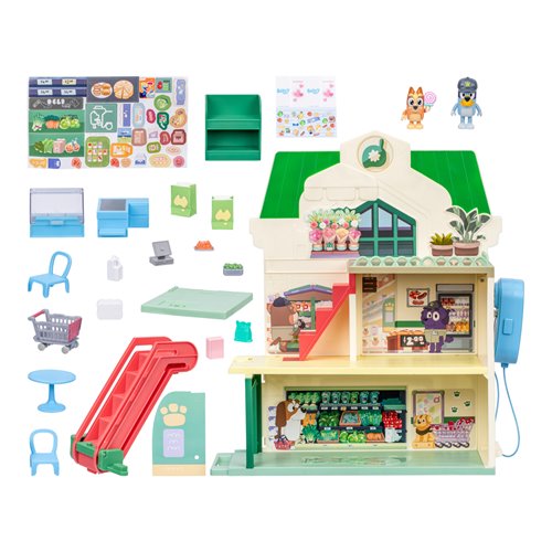Bluey S13 Lets Play Chef Supermarket Playset