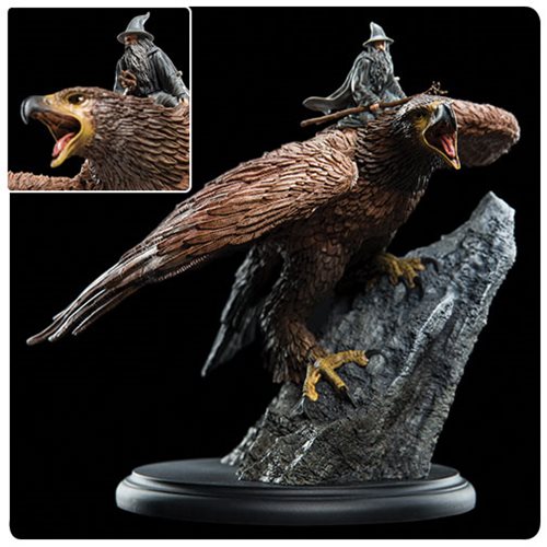 The Lord of the Rings Gandalf on Gwaihir Mini-Statue