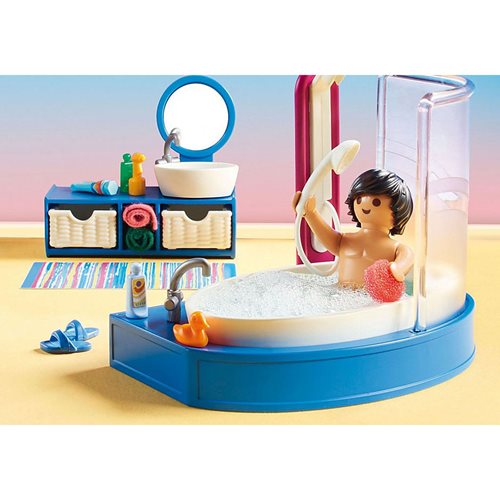 Playmobil 70211 Dollhouse Bathroom with Tub