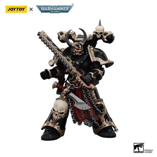 Joy Toy Warhammer 40,000 Chaos Space Marines Black Legion Chosen Chainsword 1:18 Scale Action Figure