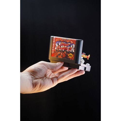 Console Heroes Sega Genesis Street Fighter II Cartridge Diorama Playset