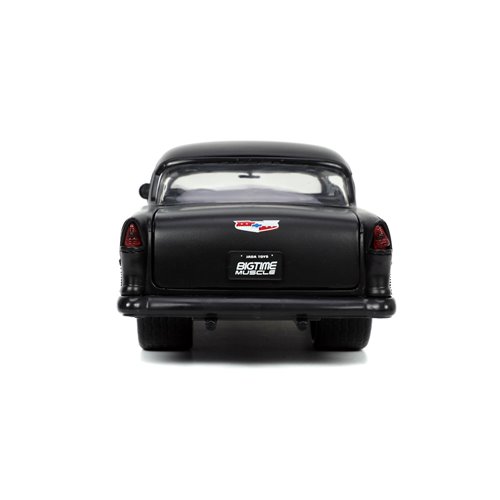 Bigtime Muscle 1955 Chevrolet Bel-Air Metallic Purple and Gold 1:24 Scale Die-Cast Metal Vehicle