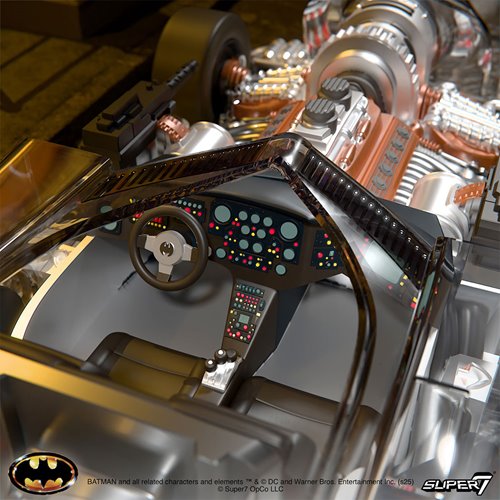 Batman 1989 Batmobile (Clear) Super Cyborg Vehicle