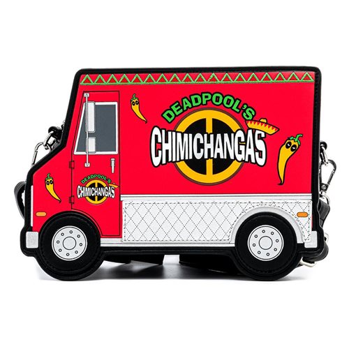 Deadpool 30th Anniversary Chimichanga Food Truck Pop! by Loungefly Crossbody Purse