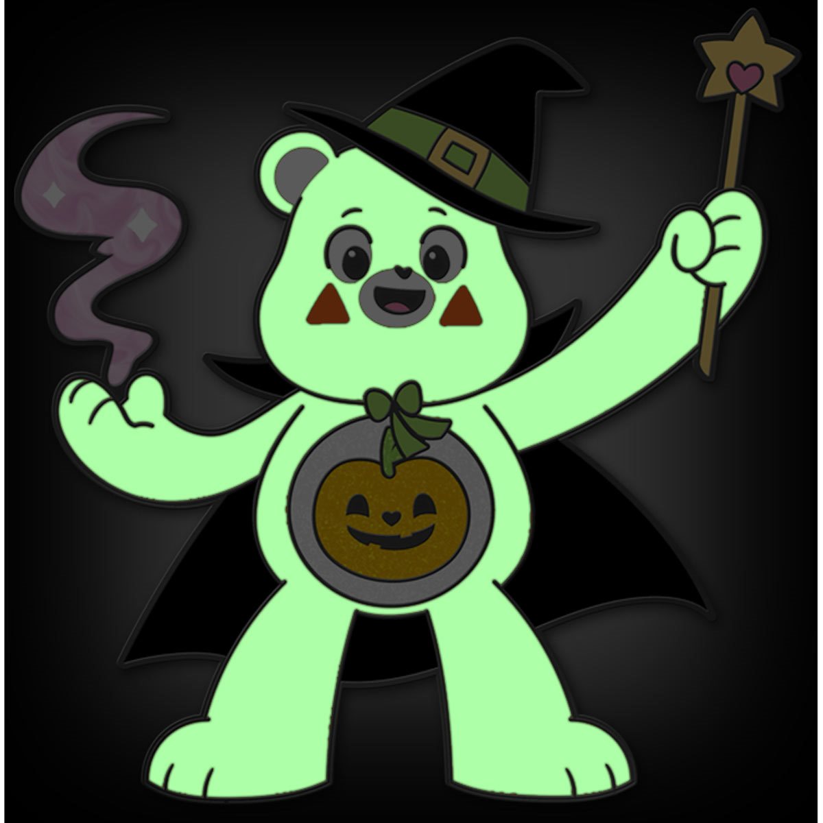 Care Bears Halloween Wizard Trick-or-Sweet Bear Glow-in-the-Dark