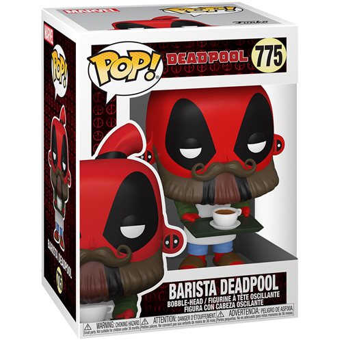 Deadpool 30th Anniversary Coffee Barista Pop! Vinyl Figure