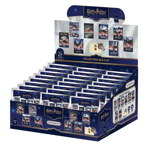 Harry Potter Poster Series 14 3D Foam Bag Clip Random 6-Pack