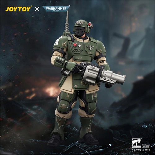 Joy Toy Warhammer 40,000 Astra Militarum Kasrkin 5 with Grenade Launcher Action Figure