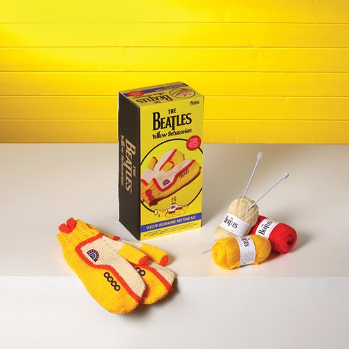 The Beatles Yellow Submarine Mittens Knitting Kit