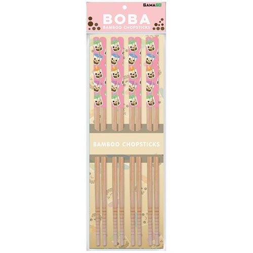 Boba Bamboo Chopsticks Set of 4