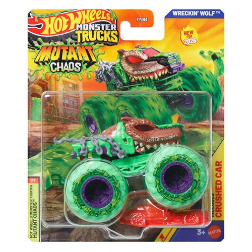 Hot Wheels Monster Trucks 1:64 Scale Vehicle 2026 Mix 10 Case of 8