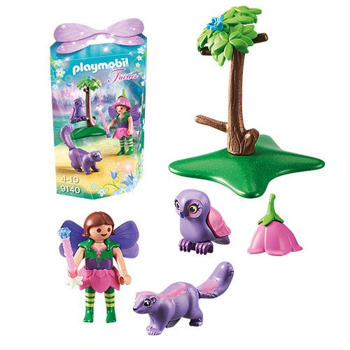 Multicolor Details about    PLAYMOBIL® 9139 Fairy Girl with Raccoons Playset 