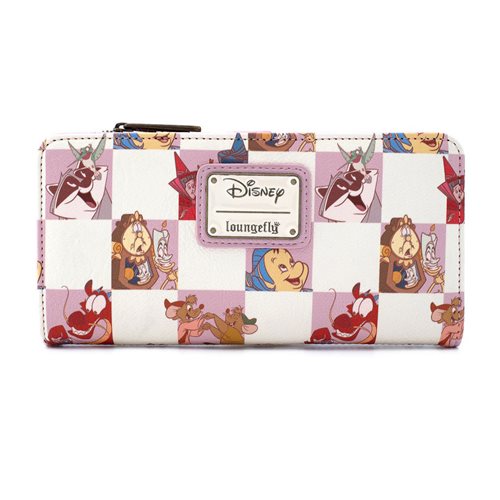 Disney Best Friends Characters Rose Checker Flap Wallet