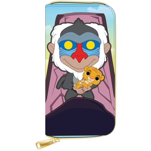 Lion King Pride Rock Pop! by Loungefly Zip-Around Wallet