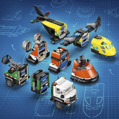 LEGO City Airplane, Truck, & Hovercraft Remix