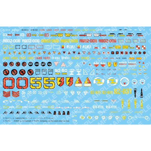 Zoids Highend Master Model RBOZ-006 Dibison Marking Plus Version 1:72 Scale Model Kit - ReRun