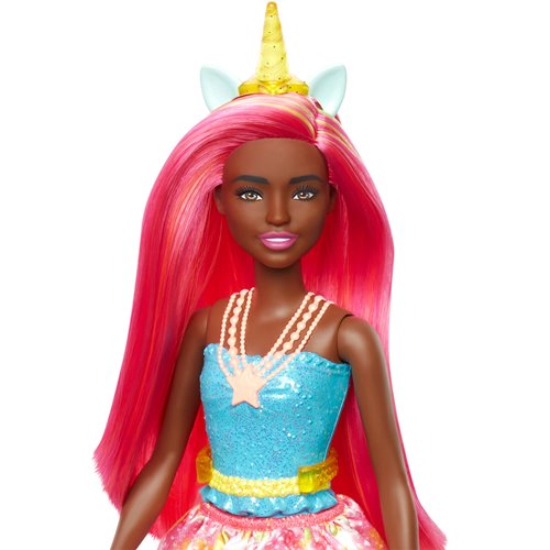 Barbie Dreamtopia Unicorn Doll with Pink and Yellow Hair