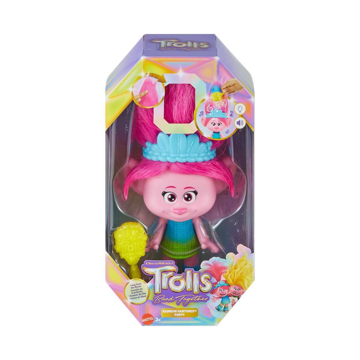 DreamWorks Trolls Band Together Branch Small Doll Collection, Toys Inspired  by the Movie