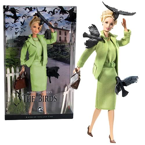 Alfred Hitchcock The Birds Barbie Doll