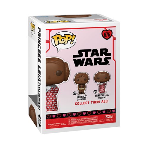 Star Wars Leia Valentines Chocolate Deco Funko Pop! Vinyl Figure