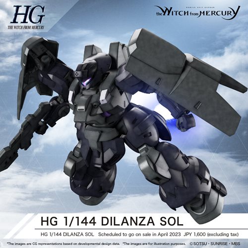 Mobile Suit Gundam: The Witch from Mercury Dilanza Sol High Grade 1:144 Scale Model Kit
