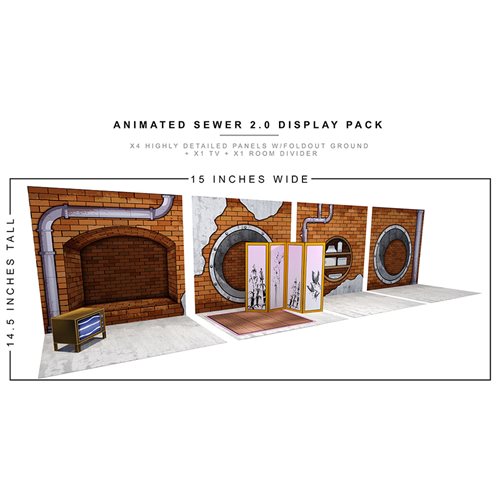 Animated Sewer 2.0 1:12 Scale Display Pack