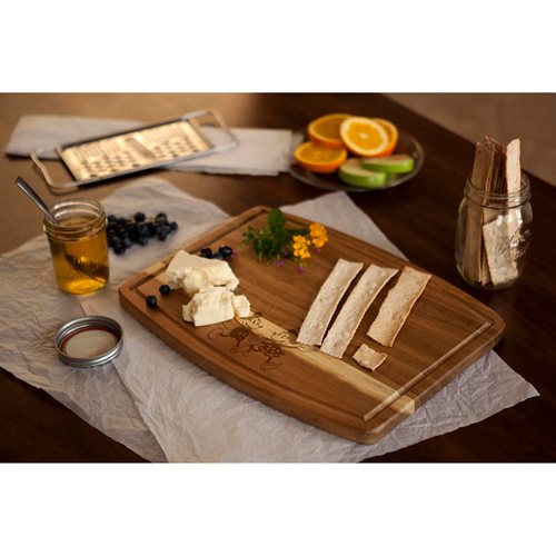 Mickey and Minnie Mouse Ovale Acacia Cutting Board