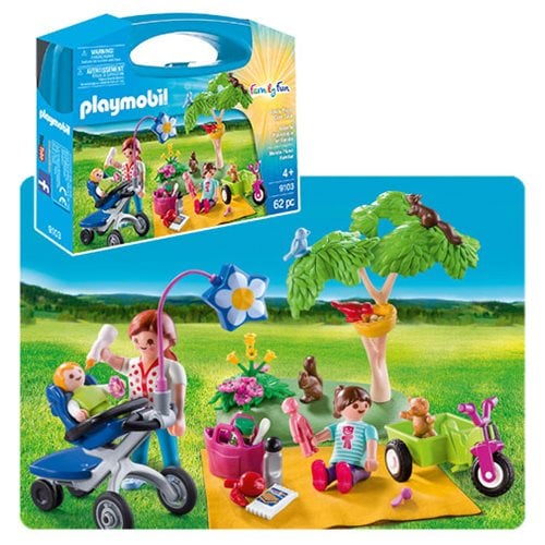 Details about   Playmobil Family Fun Family Picnic Large Carry Case 9103 