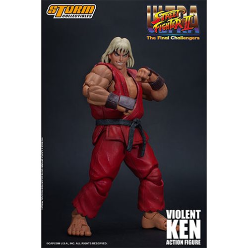 Ultra Street Fighter II: The Final Challengers Violent Ken 1:12 Scale Action Figure