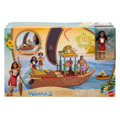 Moana 2 Moana's Adventure Canoe Playset