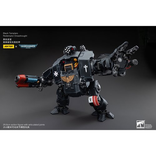 Joy Toy Warhammer 40,000 Black Templars Redemptor Dreadnought 1:18 Scale Action Figure