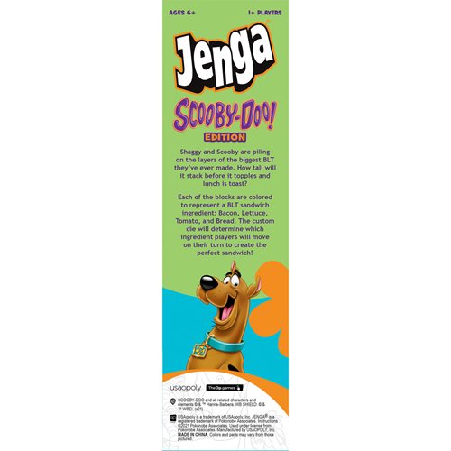 Scooby-Doo Edition Jenga Game