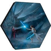 Star Wars Rey's Awakening Knexagon Wood Print