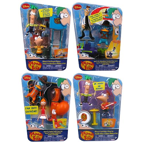 and Ferb Figure 2-Packs Wave Case