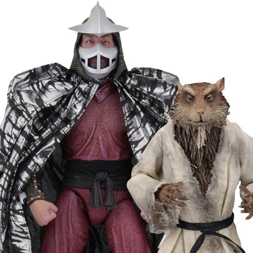 Teenage Mutant Ninja Turtles (1990 Movie) Splinter and Shredder 7-Inch Scale Action Figure 2-Pack