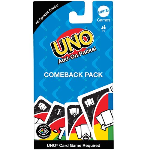 UNO Add-On Packs Comeback Pack Card Game