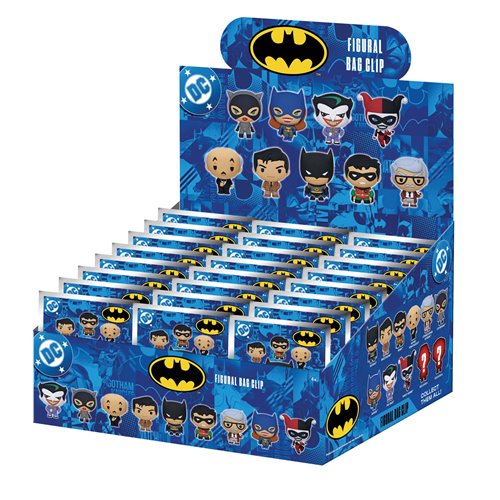 Batman: The Animated Series 3D Foam Bag Clip Display Case of 24